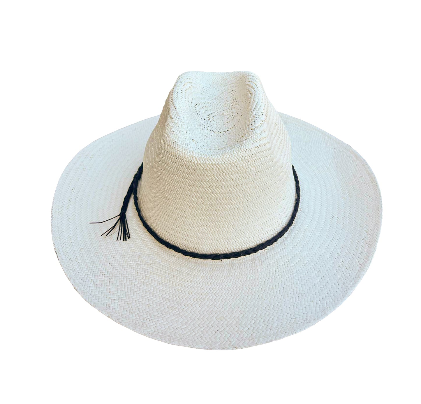 White straw Cowboy Hat