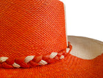 Cream and Orange wester Fedora