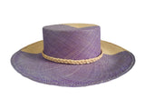 Lila and Cream western Fedora